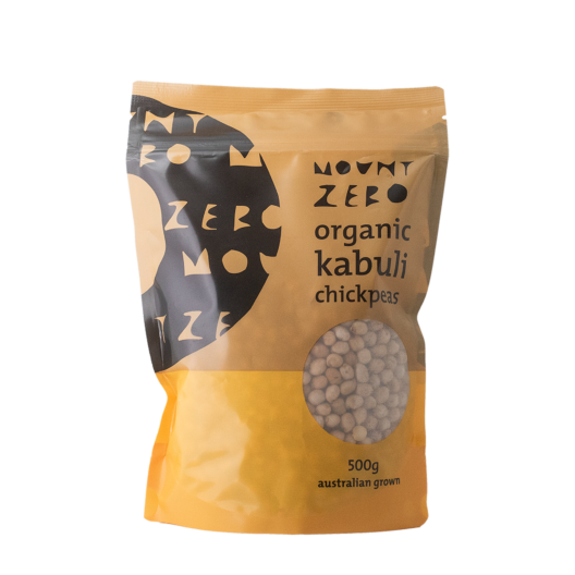 Mt Zero Chickpeas Kabuli Pouch (Organic) (500g)