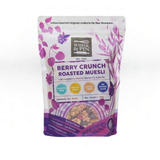 Whisk and Pin Muesli - Berry Crunch (525g)