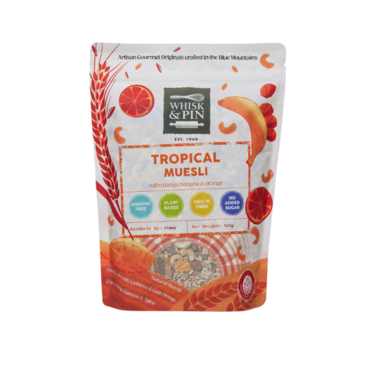 Whisk and Pin Muesli - Tropical (525g)