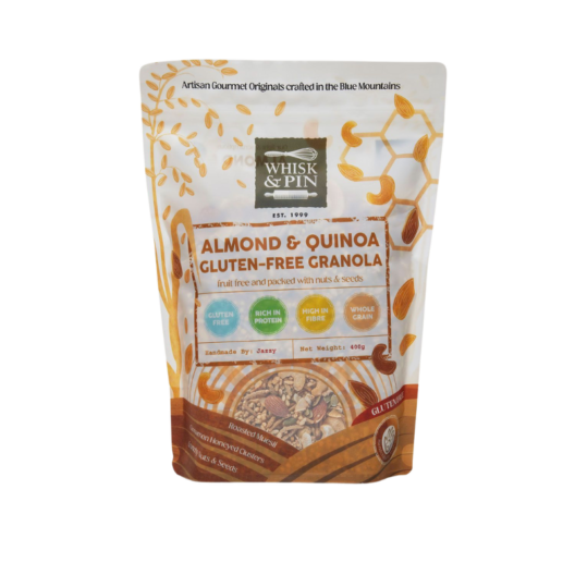 Whisk and Pin Granola - Almond & Quinoa Gluten Free (400g)