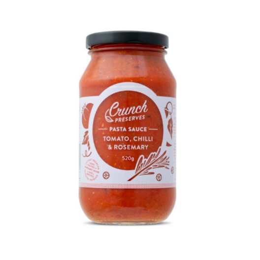 Crunch Pasta Sauce Tomato, Chilli & Rosemary (520g)