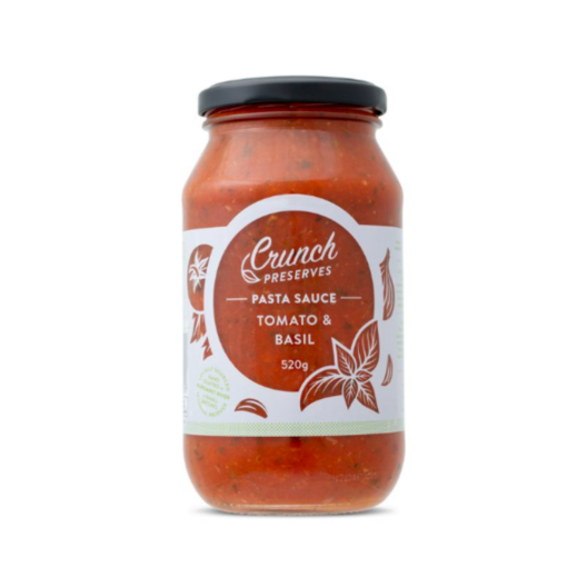 Crunch Pasta Sauce Tomato and Basil (520g)