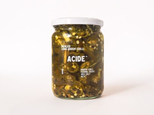 Acide Pickled Green Chillis 500g