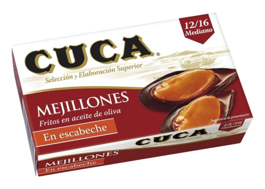 Cuca Mussels Escabache 115g