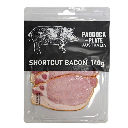 Paddock to Plate Shortcut Bacon 140g