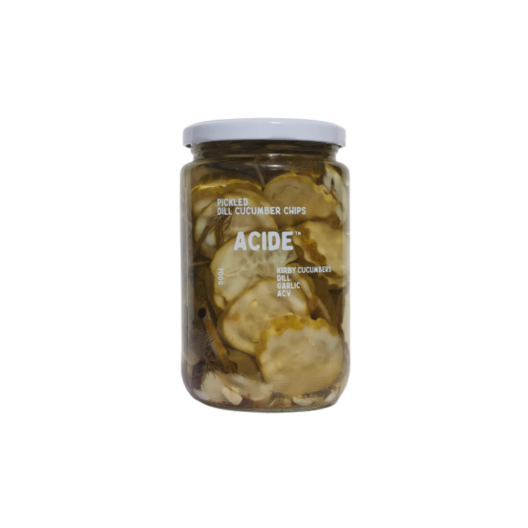 Acide Crinkle Cut Dill Cucumbers 700g