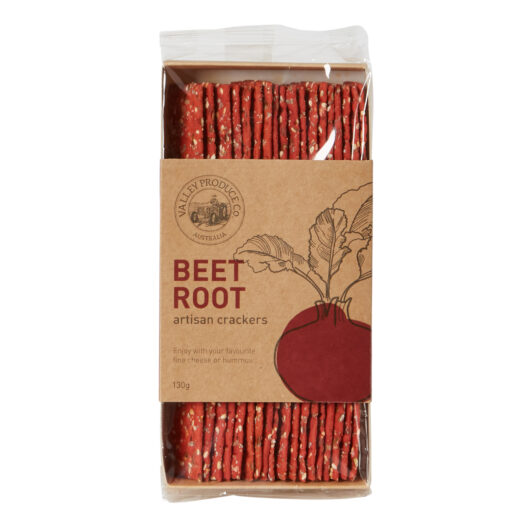 Valley Produce Company Artisan Crackers Beetroot 130g