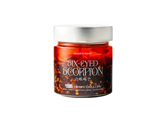 Six-Eyed Scorpion Crispy Chilli Oil Extra Spicy (212ml)